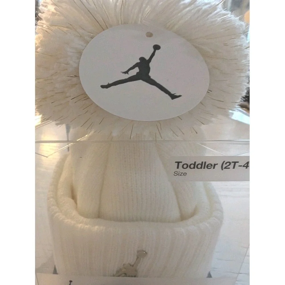 NWT Jordan Toddler Pom‎ Beanie, 2T-4T